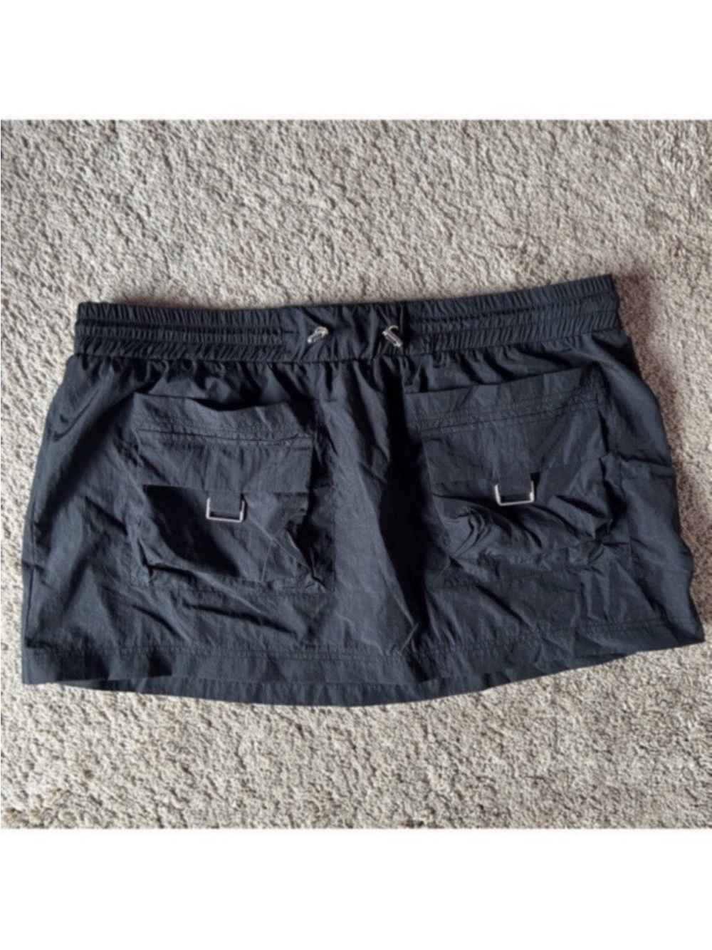 NWT Black Mini Cargo Skirt